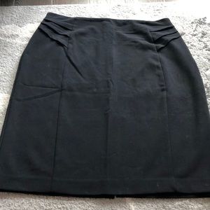 Black pencil skirt